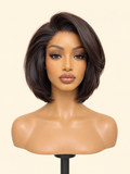 Fina 10” Custom 5x5 HD Lace Layered Bob Wig