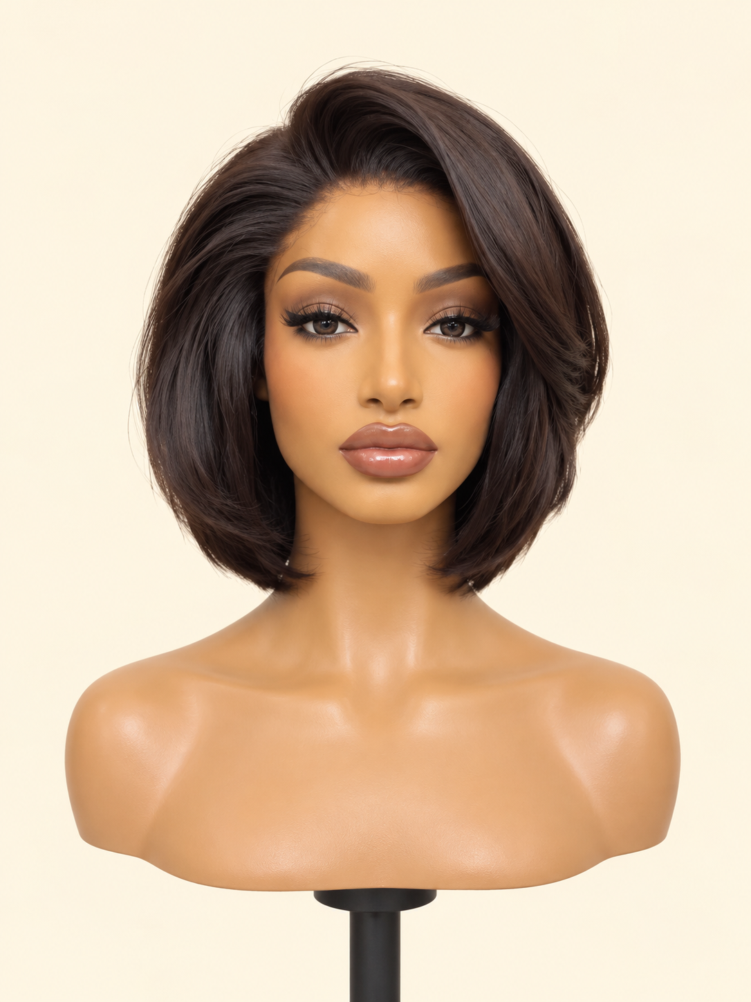 Fina 10” Custom 5x5 HD Lace Layered Bob Wig