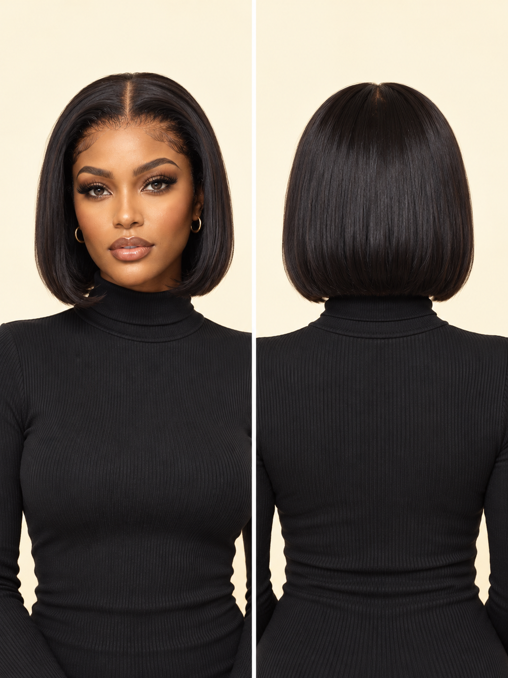 Lilly 10” Custom 5x5 HD Lace Bob Wig