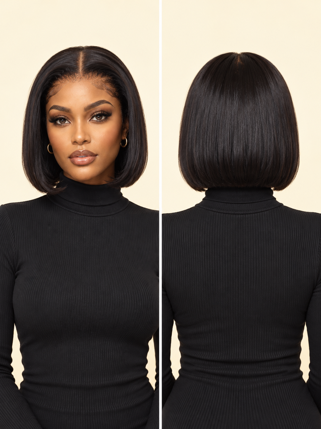 Lilly 10” Custom 5x5 HD Lace Bob Wig