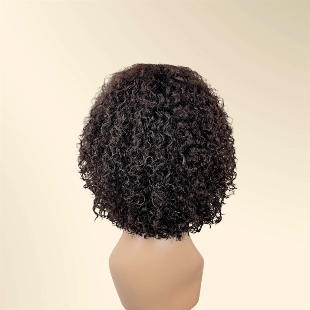 Custom 12 Inch Brazilian Curls Wig