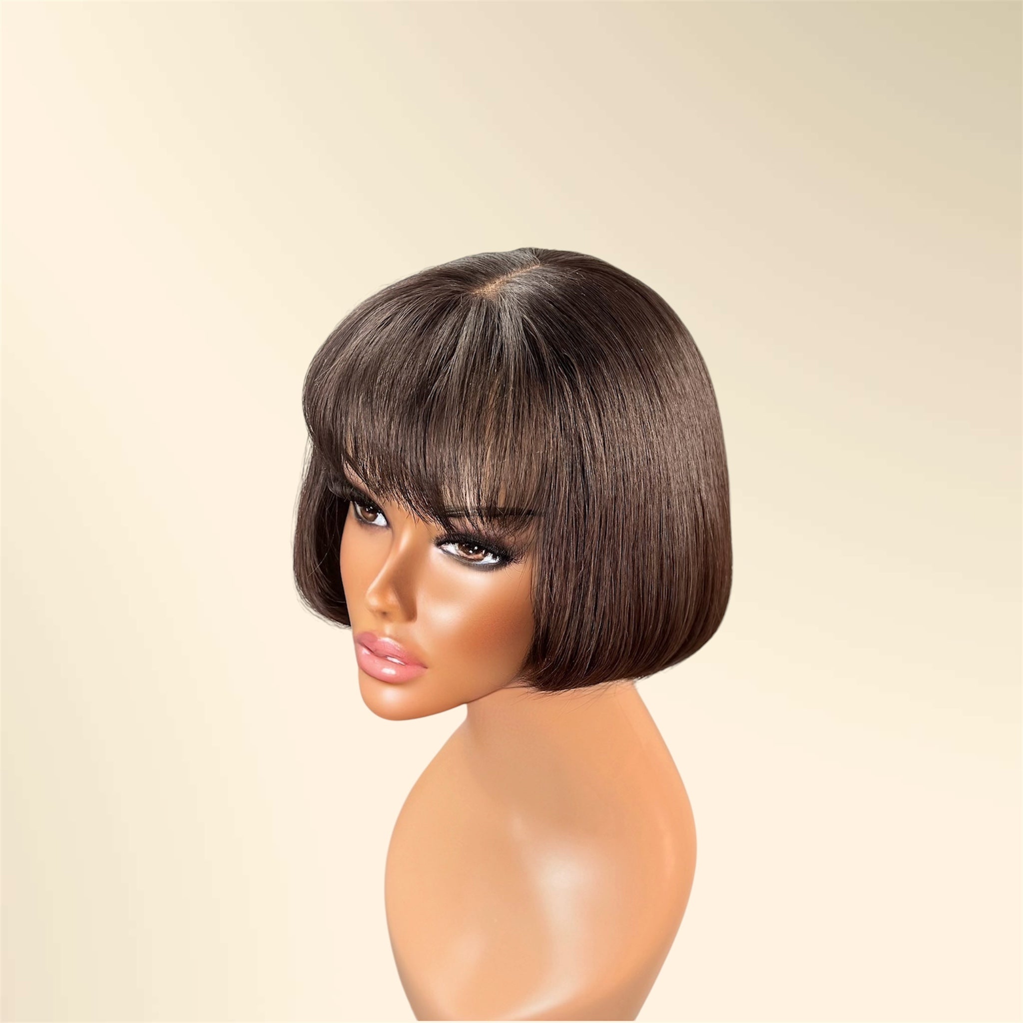 Custom 10” Fringe Bob Wig