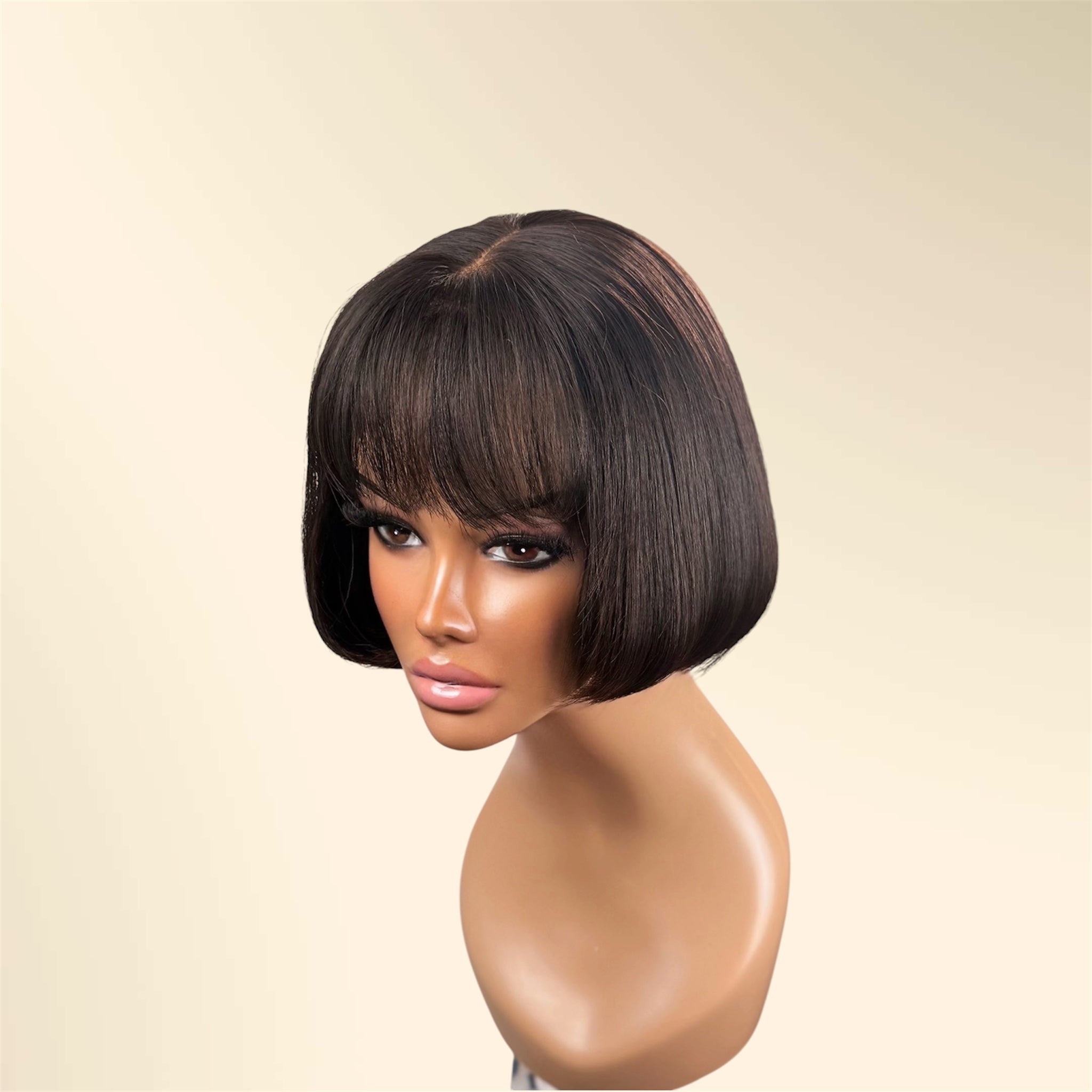 Custom 10” Fringe Bob Wig