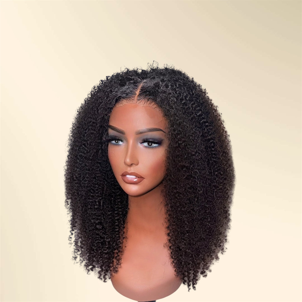 Custom 5x5 Lace Closure kinky Curls Wig