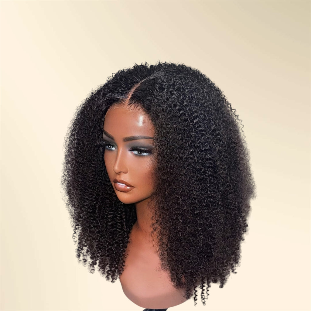 Custom 5x5 Lace Closure kinky Curls Wig