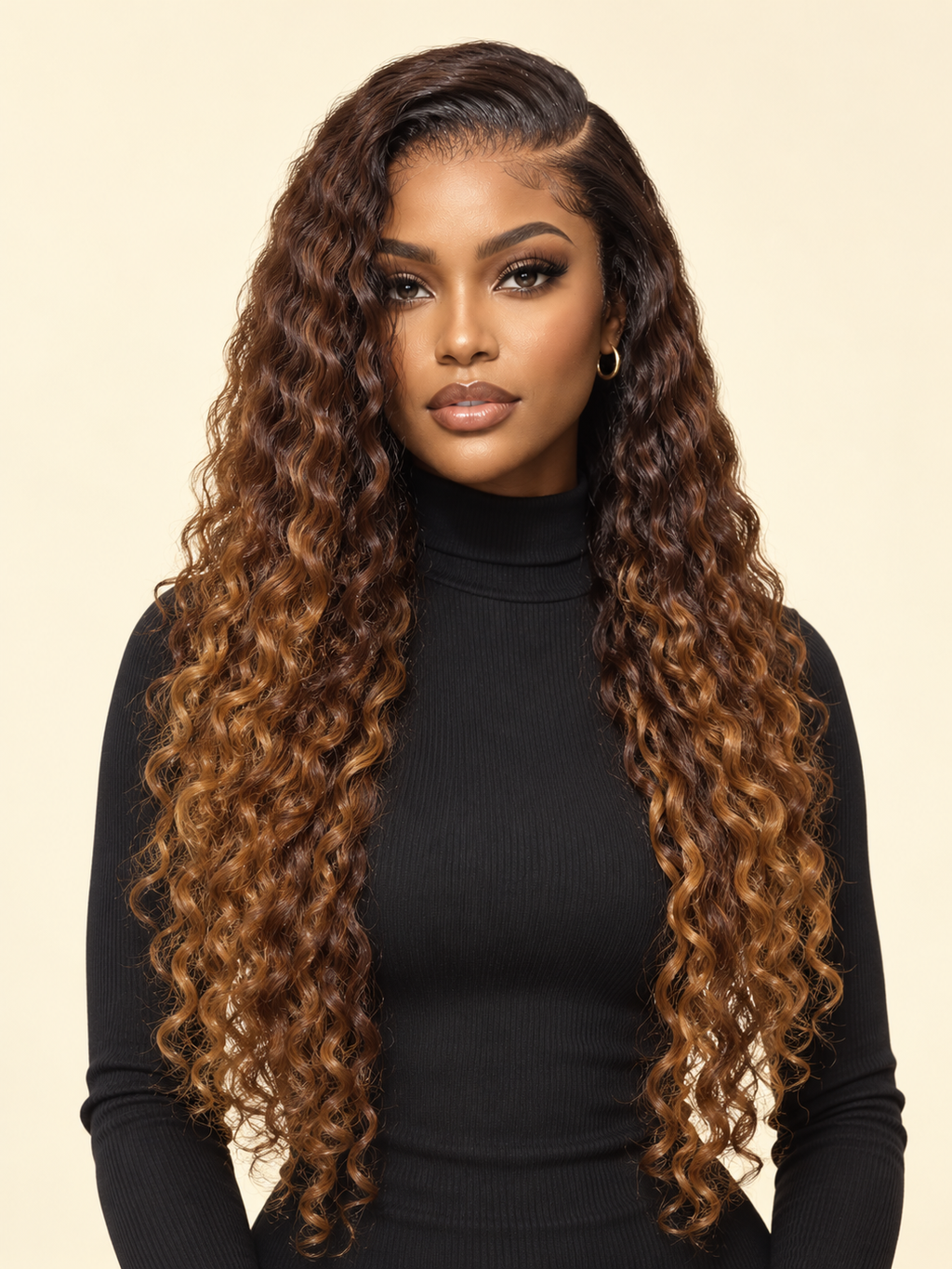 Aria Deep Wavy Custom HD Lace Glueless Wig