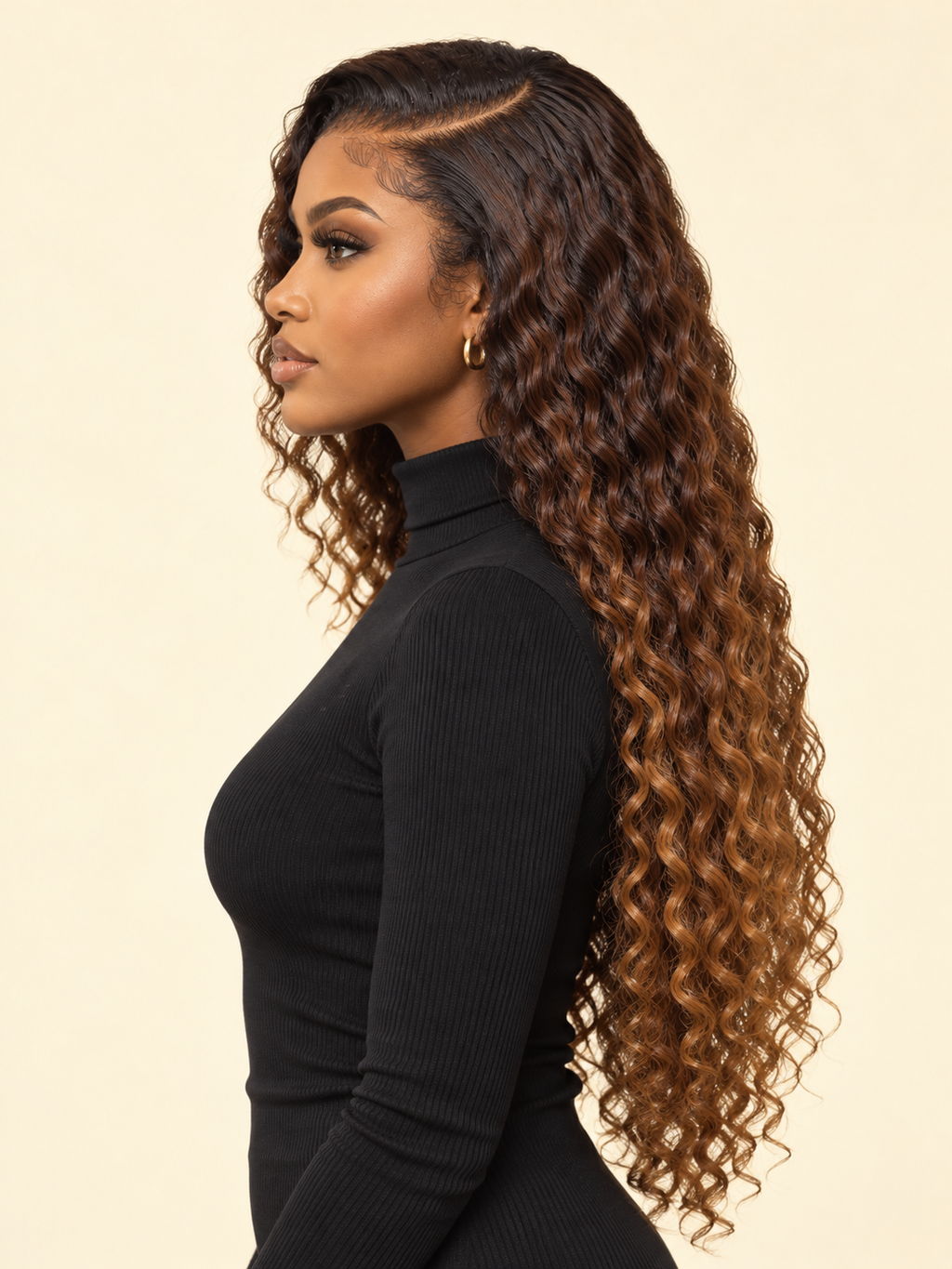 Aria Deep Wavy Custom HD Lace Glueless Wig