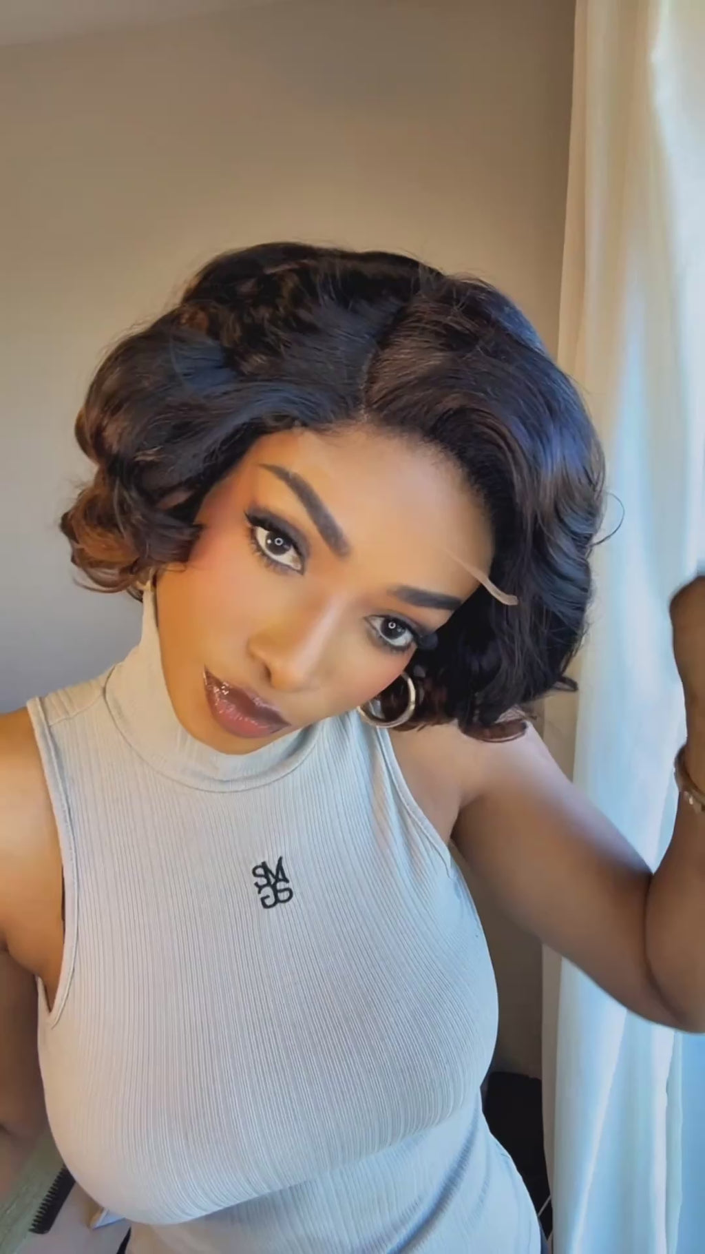 Amara Loose Curl Wig | 5×5 Transparent Lace Closure